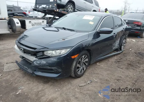 2016 Honda Civic Ex z USA, uszkodzony, nr VIN 19XFC2F72GE094613